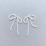 PIERCE:「White」 grain ribbon