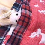 🎄　6重ガーゼケット　🎄（レッド）