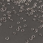 [ 30個 ] 丸カン 0.5 x 2.5mm [ シルバー ] ステンレス マルカン パーツ 丸環 基礎金具 p-2119417s