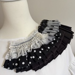 cotton lace フリルつけ襟