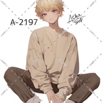 A-2197 メンズ ステッカー sticker 素材 コラージュ collage シール achashop