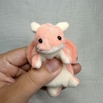 ｟特集掲載｠【ミニサイズ】ドラゴンのぬいぐるみ(くすみピンク)🐉【どらこ】
