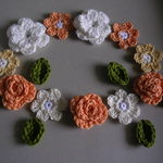 かぎ針編みの花モチーフ　52