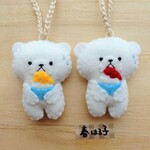 白くまのマスコット　かき氷【8/31まで受付☆受注販売】