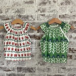 犬服フレンチブルドッグ服オーダー【Wガーゼ/アキレアgreen】フレブル/ブルドッグ/パグ/ボストンテリア小型犬中型犬
