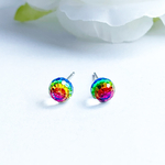 きらめく虹のピアス／イヤリング