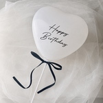 【SALE】 Heart Balloon ⌇ ハート型　風船　名前入り　誕生日　100日祝い ハーフバースデー