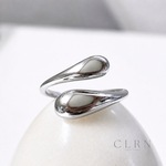 ⭕️限定奉仕価格⭕️1600円→1100円〝人気〟◎アレルギー対応◎ ドロップ オープン シルバーリング  