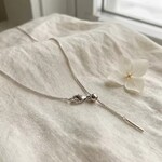 《stainless》形が変わる スライドアジャスターネックレス【N-823】