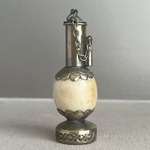 オリエンタル香水瓶　金属×石製