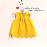 [chiba925様専用] 【大好評につき再販！】スカラップワンピース(canary yellow)