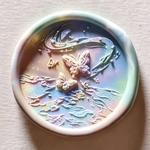 25mm 滄海蝶々 シーリングスタンプ ヘッド ちょうちょ