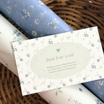 🫐🎀 "Just for you"message card 20枚入