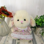 うさぎのミミちゃん＊ワンピースを着たミミちゃんのぬいぐるみ②