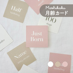 【リニューアル/特別価格】Monthly card - square - / マンスリーカード ましかく【MC001】