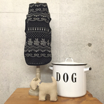 dog-MS＊ビジュー柄ハイネック