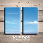 ある年の5月18日の空 手帳型　HighGradeスマホケース　iphone/Android対応