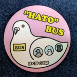 鳩バス缶バッジ