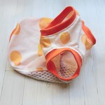 【受注製作】cottonメッシュ切り替えタンクトップ・゜・オレンジバブル・゜・