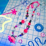 ⛓️🎆★🐠ピンクお魚ネックレス🐠🎱🩷🎲