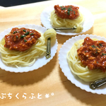 大盛りミートソーススパゲッティマグネット＊°