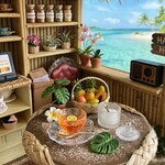 限定　シンプル　ガラスみたいなティーカップとソーサーセット