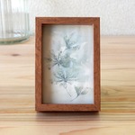 押し花のような花の絵『いつかの面影』｜手のひらサイズの小さな原画