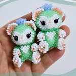 【ダウンロード販売】ビーズで作る緑のねこさんのレシピ
