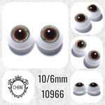 10966 ✤ 10/6mm ドール用アイチップ REALTYPE