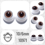 10971 ✤ 10/6mm ドール用アイチップ REALTYPE