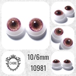 10981 ✤ 10/6mm ドール用アイチップ REALTYPE
