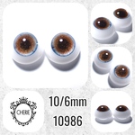 10986 ✤ 10/6mm ドール用アイチップ REALTYPE