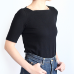 【rewon2007110様 専用】形にこだわった 大人のスクエアネックTシャツ【色・サイズ展開有】
