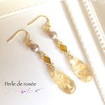 シトリンのピアス/イヤリング