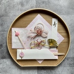 𓊆 再販×4𓊇【桜ナチュラル×白/桃色】お食い初め｜飾り｜セット｜水引｜100日｜お祝い