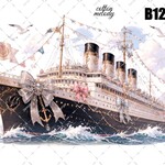 original sticker « no.B1229 »     //     人物ステッカー オリジナルステッカー オリジナル人物ステッカー ステッカー cotton melody