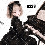original sticker « no.9339 »     //     人物ステッカー オリジナルステッカー オリジナル人物ステッカー ステッカー cotton melody