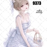 original sticker « no.9373 »     //     人物ステッカー オリジナルステッカー オリジナル人物ステッカー ステッカー cotton melody