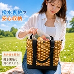 長財布も入る バックインバック ショルダー可能 大人のさくらんぼ