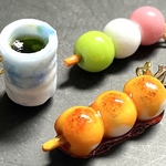 アンブレラマーカー3点セット｜三色団子・みたらし団子・お茶