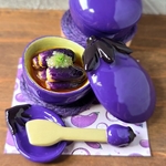 ミニチュア 『茄子のお鍋の揚げびたしセット』 ミニチュアフード ドールハウスミニチュア なす 夏野菜 和食