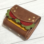 （数量限定）　ハンバーガー！　ミニ３穴システム手帳　