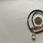 RING380-1080夕焼けカーネリアン+HEMATITE*天然石の指輪 STRETCH FREE RING　[送料無料]