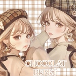 chan.ce オリジナルステッカー　6種各1枚入り   　人物ステッカー　ショコラベレー　ブラウン　あっかんべ　可愛い　女の子　ミニ