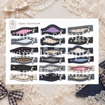 Zipper Collection Vol.1｜デニムファスナーコラージュシート A4