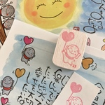 謙ちゃんコラボはんこ:ふうせん地蔵