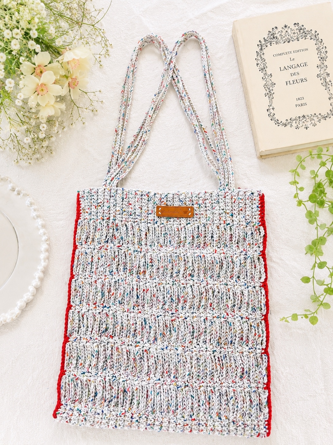 ★ハンドメイド★ ミニチュア チェーン トートバッグ BK チェーントートバッグ⭐︎赤ライン - toybox21 | minne byGMOペパボ