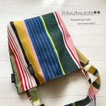 トートバッグ♡Multi-stripe