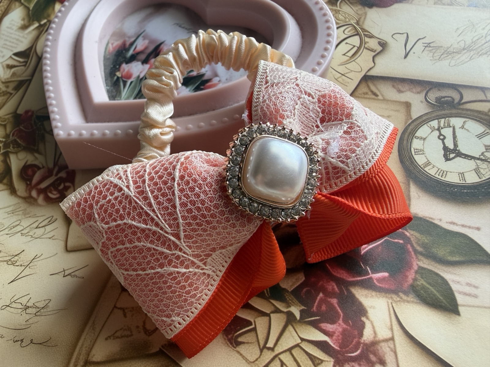 再販❣️サマーパーティ レースシュシュリボン🎀今回6色展開💙🩷 本日
