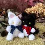 【専用オーダー品】硝子の瞳をもつ 子猫たちのあみぐるみ